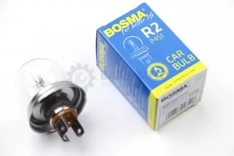 Автолампа P45T 12V 75/70W Bosma 3516