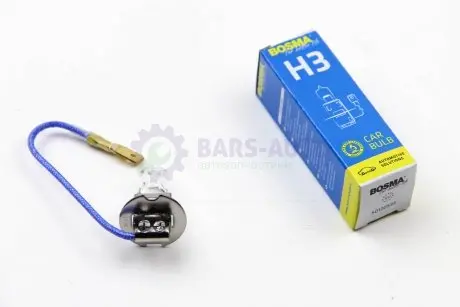 Автолампа H3 12V 35W PK22S Bosma 4650