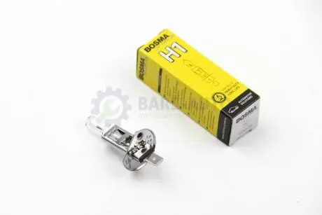 Автолампа H1 12V 55W P14,5S LONG LIFE HEAVY DUTY Bosma 6708