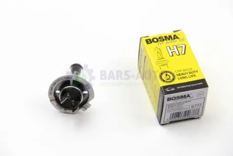 Автолампа H7 24V 70W PX26D LONG LIFE HEAVY DUTY Bosma 6777
