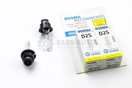 Лампа ксенонова D2S XENON 85V 35W P32D-2 6000K (2 шт) Bosma 8498D