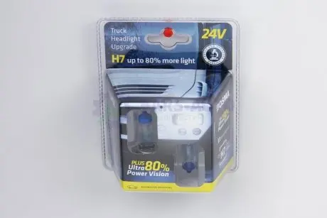 Автолампа H7 PLUS 80% 24V 70W PX26D Упаковка 2шт Bosma 9730