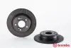 Гальмівний диск зад. W203 00- (278x55mm) BREMBO 08.5178.77 (фото 1)