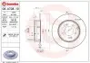 Диск гальмівний BREMBO 08.A708.11 (фото 1)
