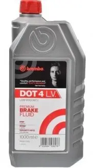 Тормозная жидкость DOT 4 низкая вязкость, 1 л BREMBO L 04 210