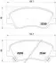Комплект тормозных колодок из 4 шт. дисков BREMBO P18025 (фото 1)