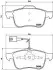 Комплект тормозных колодок из 4 шт. дисков BREMBO P23103 (фото 1)