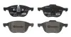 Комплект тормозных колодок из 4 шт. дисков BREMBO P24061X (фото 1)