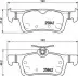 Комплект тормозных колодок из 4 шт. дисков BREMBO P24204 (фото 1)
