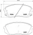 Комплект тормозных колодок из 4 шт. дисков BREMBO P30093 (фото 1)