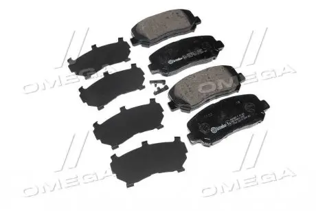 Колодка тормозов. диск. MAZDA CX-5 2.0 2.2D 2011 – передн. (выр-во) BREMBO P 49 045