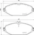 Комплект гальмівних колодок з 4 шт. дисків BREMBO P50124 (фото 1)