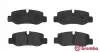 Комплект тормозных колодок из 4 шт. дисков BREMBO P50126 (фото 2)
