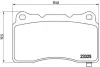 ДИСКОВI КОЛОДКИ BREMBO P59079 (фото 1)