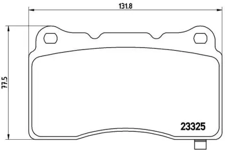 ДИСКОВI КОЛОДКИ BREMBO P59079