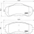 Комплект тормозных колодок из 4 шт. дисков BREMBO P61120 (фото 1)