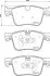 Колодки тормозные дисковые (комплект 4 шт) BREMBO P61127 (фото 1)