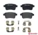 Колодки тормозные дисковые (комплект 4 шт) BREMBO P68043 (фото 1)