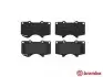Комплект тормозных колодок из 4 шт. дисков BREMBO P83102 (фото 2)