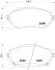 Комплект тормозных колодок из 4 шт. дисков BREMBO P83150 (фото 1)