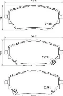 Колодки тормозные дисковые BREMBO P 83 171