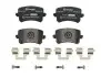 Комплект тормозных колодок из 4 шт. дисков BREMBO P85109X (фото 1)