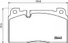 Комплект гальмівних колодок з 4 шт. дисків BREMBO P85133 (фото 1)
