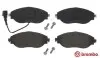 Комплект тормозных колодок из 4 шт. дисков BREMBO P85144 (фото 1)