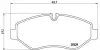 ДИСКОВI КОЛОДКИ BREMBO PA6026 (фото 1)