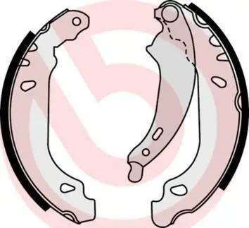 Колодки гальмівні барабанні (комплект 4 шт) BREMBO S68524