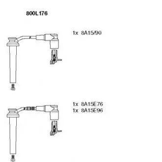 Високовольтні дроти BREMI 800L176