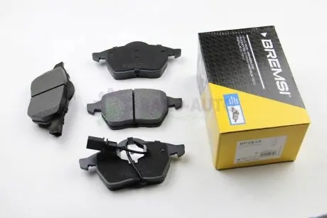 Гальмівні колодки пер. Passat B5/Audi A4/A6 00-05 (з датчиком) BREMSI BP2816