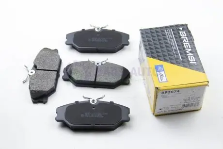 Гальмівні колодки пер. Laguna I/Megane I 95-03 (TRW) BREMSI BP2874