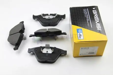Тормозные колодки пер. BMW 5(E60)/7(E65) 02-10 (ATE) (155,1x68,5x20,3) BREMSI BP3073