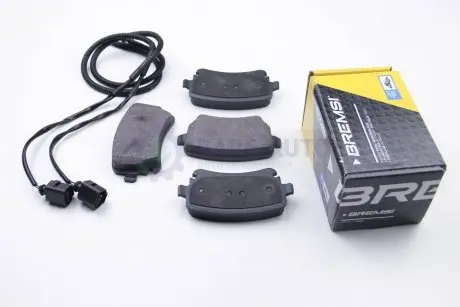 Тормозные колодки зад. Audi A4/A6/A8 02-10/VW Phaeton 02-16 (TRW) BREMSI BP3087