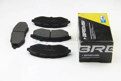Тормозные колодки пер. Chevrolet Aveo 06- (akebono) BREMSI BP3111