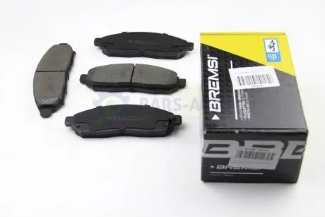 Тормозные колодки пер. Nissan Navara 2,5dCi 05- BREMSI BP3256
