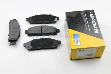 Гальмівні колодки пер. Mitsubishi L200 05-15 (tokico) BREMSI BP3296
