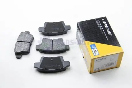 Гальмівні колодки зад. Citroen C4 Picasso 06- (Bosch) BREMSI BP3331