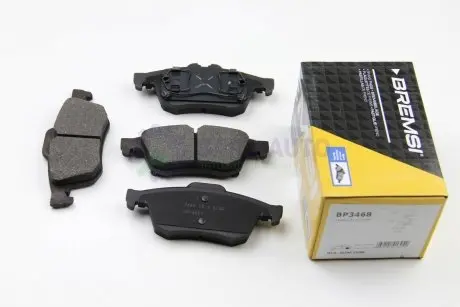 Тормозные колодки зад. Renault Latitude 11-(ATE) (123,1x50,6x16,9) BREMSI BP3468