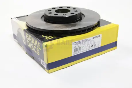 Гальмівний диск перед. Caddy III/IV/Golf/Jetta/Passat/Octavia 05- (312x25) BREMSI CD7305V