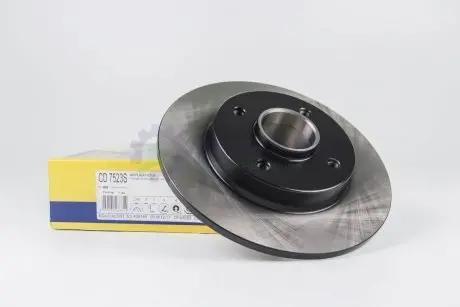Тормозной диск зад. Citroen C4/Peugeot 207/307/308 00- (249x9) (без подшипника) BREMSI CD7523S