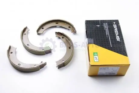 Колодки ручного тормоза BMW 5(E28,E34) 81-97/6(E24) 77-89/ 7(E38) 94-01 (ATE) BREMSI GF0076