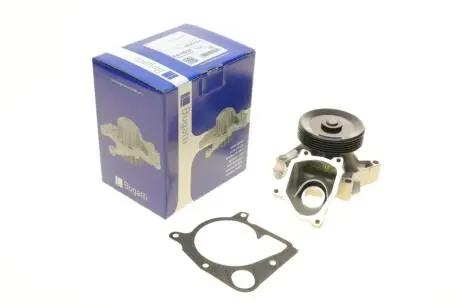 Насос воды Land Rover Freelander 2.0Td4 4x4 00-06/Rover 75 2.0CDT/CDTi 99-05 (R/B) (7 лоп) (6 кан.) BUGATTI PA10027