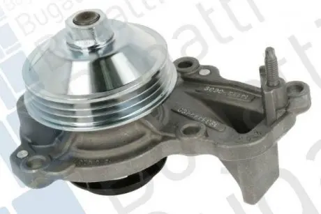 Насос води Citroen C1/C3/C4 Cactus/Peugeot 208/308 1.0/1.2VTi 12-/Opel Corsa 19- (R/B)(6 лоп)(3кан) BUGATTI PA10252