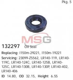 Сальник гумометалевий CARGO 132297