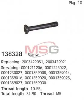 Болт з фігурною головкою CARGO 138328