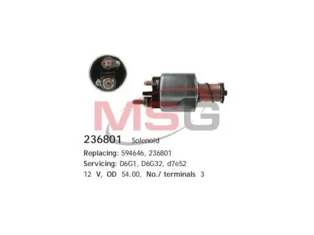 Реле втягуюче стартера CARGO 236801