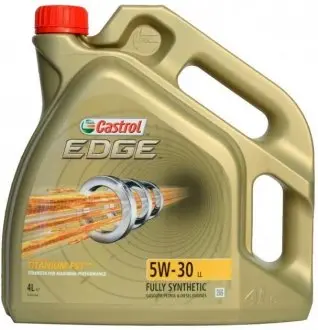 Олива моторна EDGE 5W-30 LL (Каністра 4л) CASTROL 15668E