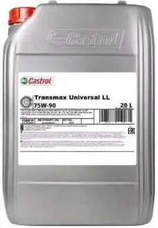 Трансмиссионное масло Transmax Universal LL 75W-90, 20л CASTROL 15DD06